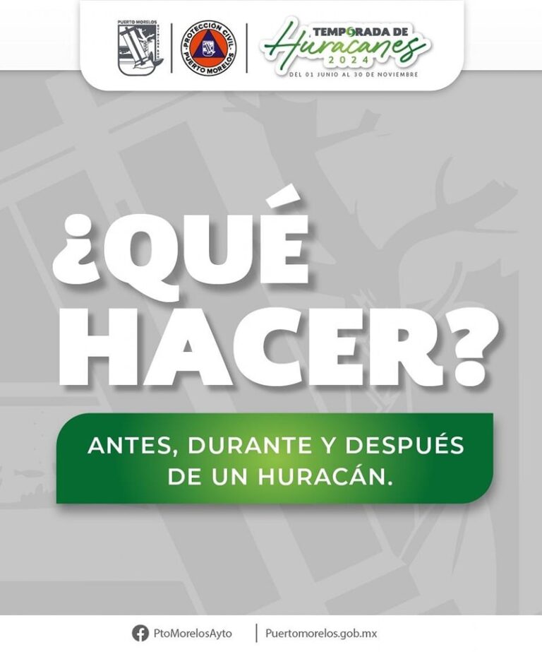 ¿QUÉ HACER ANTE UN HURACÁN?